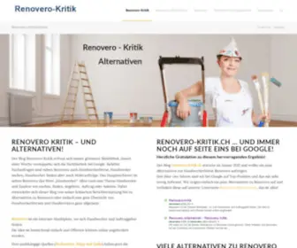 Renovero-Kritik.ch(Renovero Kritik) Screenshot