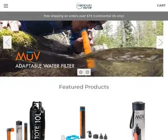 Renovowater.com(Renovo Water) Screenshot