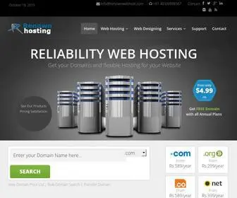 Renownwebhost.com(A Professional Webhosting) Screenshot