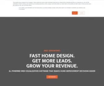 Renoworks.com(Home Design Visualization Software Helps Close More Deals) Screenshot