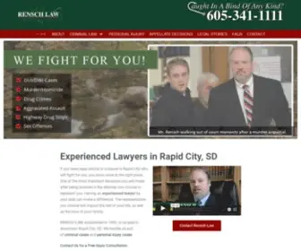 Renschlaw.com(Rapid City Lawyers) Screenshot