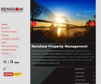 Renshawpropertymanagement.com(Renshaw Company) Screenshot