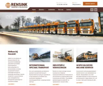 Rensink.nl(Rensink Almelo) Screenshot