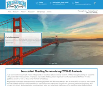 Renstromplumbing.com(San Francisco Plumber) Screenshot