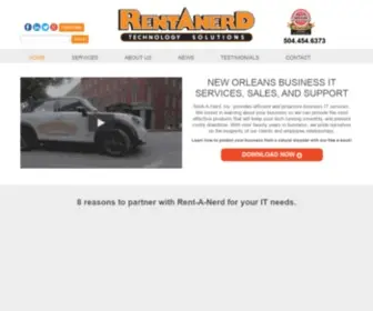 Rent-A-Nerd.net(Managed IT Services for Greater New Orleans Businesses) Screenshot