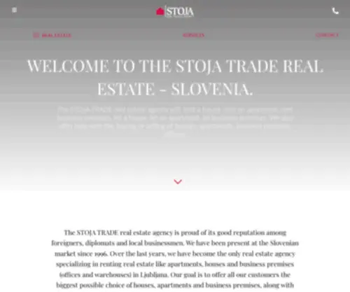 Rent-A-Realestate.com(Slovenia real estate) Screenshot