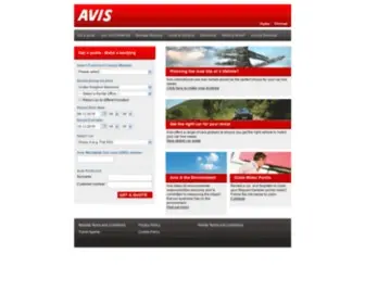 Rent-AT-Avis.com(Avis Car Rental) Screenshot