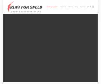 Rent-FOR-Speed.de(Sportwagen mieten in Deutschland) Screenshot