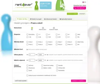 Rent4Ever.cz(Pronájem bytů a domů) Screenshot