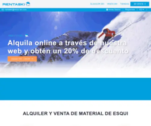 Renta-Ski.com(Alquiler y Tienda Online de Esqui) Screenshot