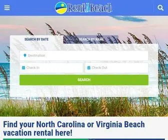Rentabeach.com(Outer Banks rentals) Screenshot