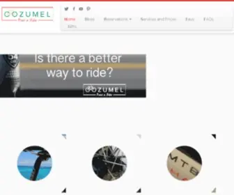 Rentabikecozumel.com(Rent a Bike Cozumel) Screenshot