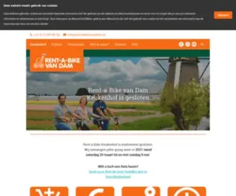 Rentabikevandam-Keukenhof.com(Keukenhof fietsen verhuur) Screenshot