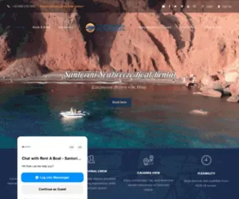 Rentaboatsantorini.com(Rent a Boat Santorini) Screenshot