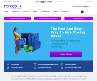 Rentabox.co.za(Ecobox Rentals) Screenshot