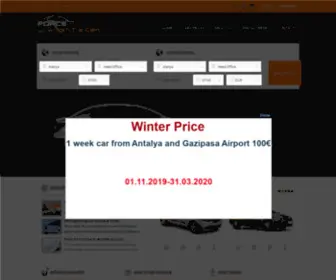 Rentacar-Alanya.com(Force Rent a Car) Screenshot