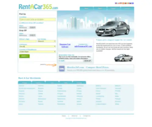 Rentacar365.com(RENT A CAR) Screenshot