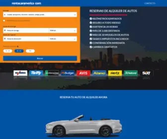 Rentacaramerica.com(Reservas de Alquiler de Autos Low Cost) Screenshot