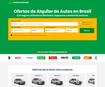 Rentacarbrasil.com(Alquiler de autos en Brasil) Screenshot