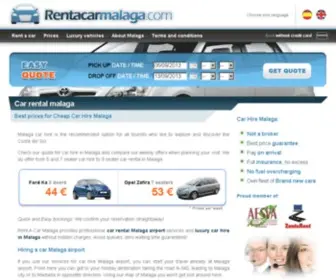 Rentacarmalaga.com(Car rental Malaga Airport) Screenshot