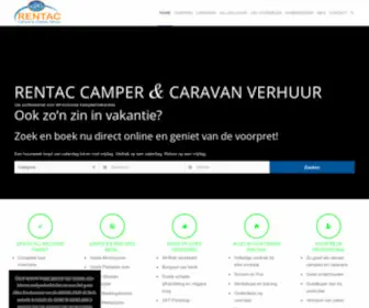 Rentac.nl(Rentac Camper en Caravan Verhuur) Screenshot