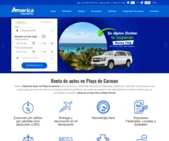 Rentadeautosenplayadelcarmen.com(Renta de Autos en Playa del Carmen) Screenshot