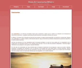 Rentadecamionetasmexico.com(Renta) Screenshot