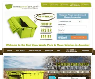 Rentagreenbox.com(Rent A Green Box) Screenshot