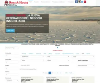 Rentahouse.com.bo(Propiedades e Inmuebles) Screenshot