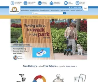 Rentakneewalker.com(Rent a knee walker) Screenshot