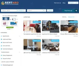 Rentako.com(Rentako Philippines Online Rental Marketplace) Screenshot