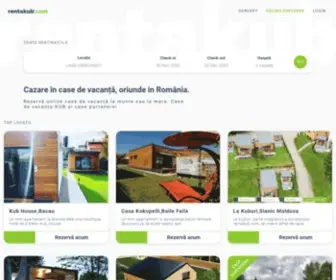 Rentakub.com(Rețea națională case de vacanta și cabane de închiriat integral) Screenshot
