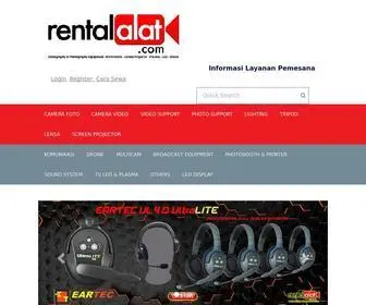 Rentalalat.com(Sewa dan Rental Alat Kebutuhan Event Terbaik) Screenshot