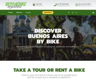 Rentalbikeargentina.com(Rental bike en Buenos Aires) Screenshot