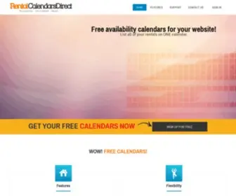 Rentalcalendarsdirect.com(Free Availability) Screenshot