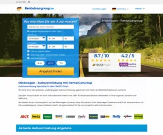 Rentalcargroup.de(Rental Car Group Autovermietung with all) Screenshot