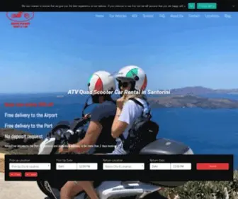 Rentalcars-Santorini.com(Rental Cars ATV Scooter) Screenshot