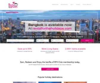 Rentalfortheholidays.com(Condominium for rent in Bangkok) Screenshot