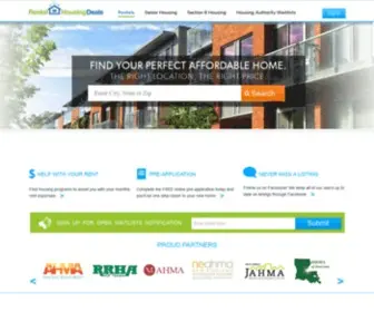 Rentalhousingdeals.com(Affordable Housing) Screenshot
