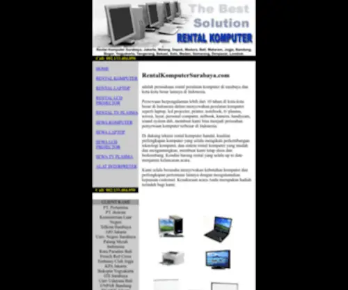 Rentalkomputersurabaya.com(Rentalkomputersurabaya) Screenshot