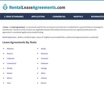 Rentalleaseagreements.com(Free Lease Agreement Templates) Screenshot