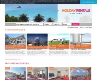 Rentalscapetown.com(Online accommodation booking for humans since 2000AD) Screenshot