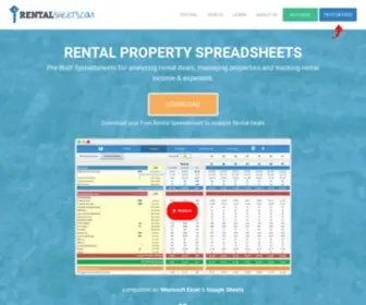 Rentalsheets.com(Rental Sheets) Screenshot