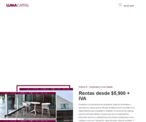 Rentalumacapital.com(Renta) Screenshot
