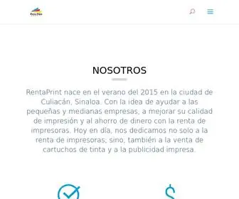 Rentaprintmx.com(Impresoras Multifuncionales) Screenshot