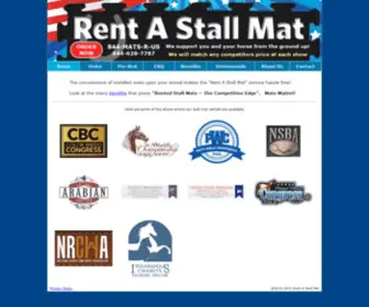 Rentastallmat.com(Rent A Stall Mat) Screenshot