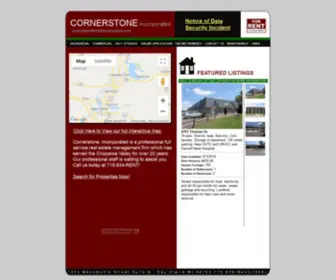 Rentatcornerstone.com(Cornerstone, Inc) Screenshot