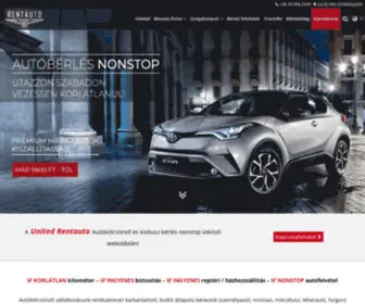 Rentauto.hu(UNITED RENT A CAR Autókölcsönző és kisbusz bérlés) Screenshot