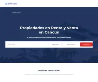 Rentaventacancun.com(Rentaventacancun) Screenshot