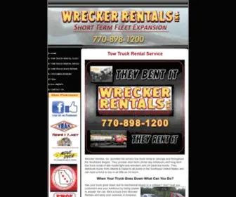 Rentawrecker.com(Wrecker Rentals) Screenshot